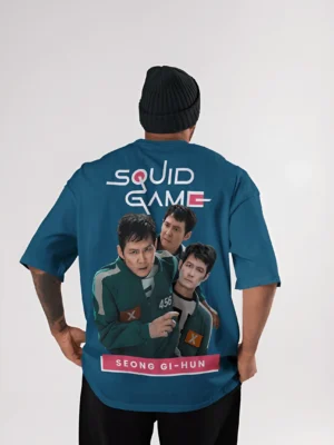 Squid Game Oversized tshirt back