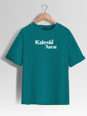 Kaleshi Aurat (teal white)-min