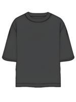 Black Oversized Customizable T-shirt