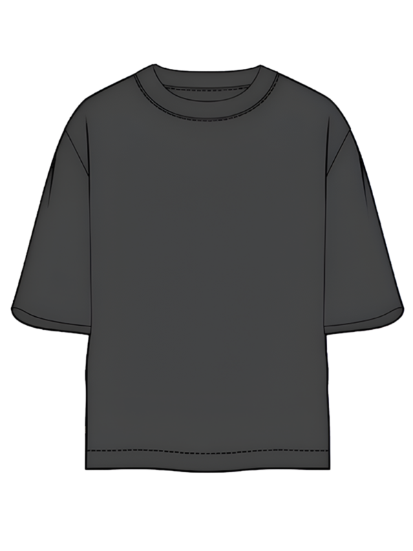 Black Oversized Customizable T-shirt